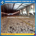 Bajo Costo Prefabricados de Acero Barn Design Poultry Farm Shed